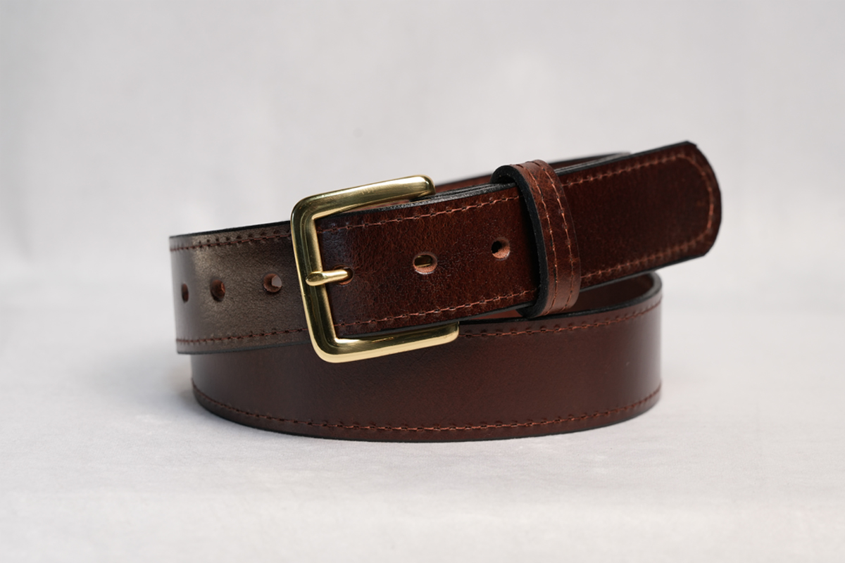 Full-Grain Leather Dress Belt