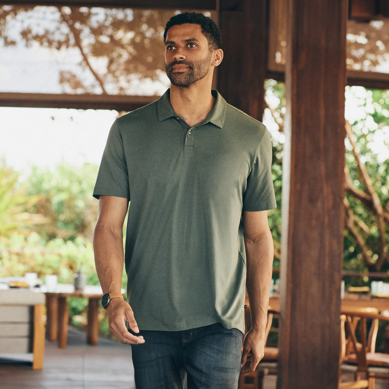 Travis Mathew Oxford Polo Shirt