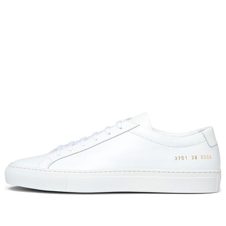Common Projects Achilles Low White Leather Sneaker
